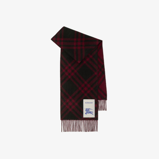 Cashmere Scarf - Cranberry