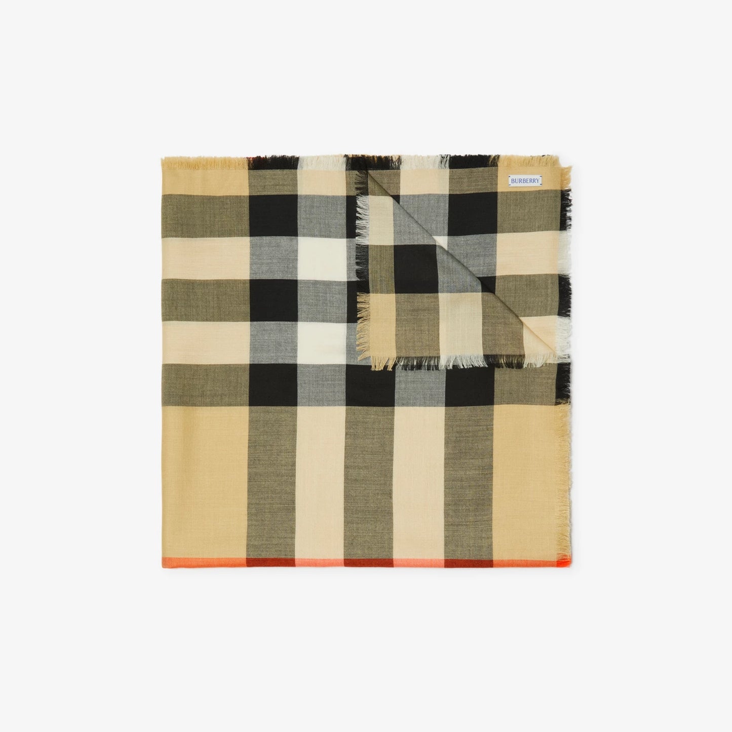 Cashmere Silk Scarf - Sand